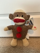 Singing Dancing Sock Monkey Gemmy, 12 Inches Tall