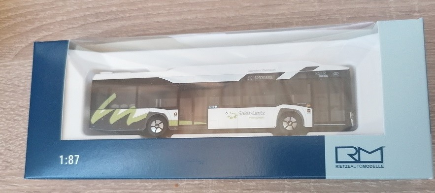 Rietze 76808 - 1/87 Solaris Urbino 12´19 Electric Sales Lentz (LU) - New