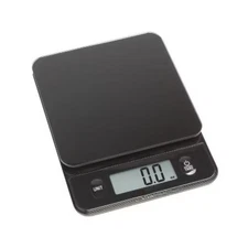 Digital Kitchen Glass Top 11lb Food Scale Black
