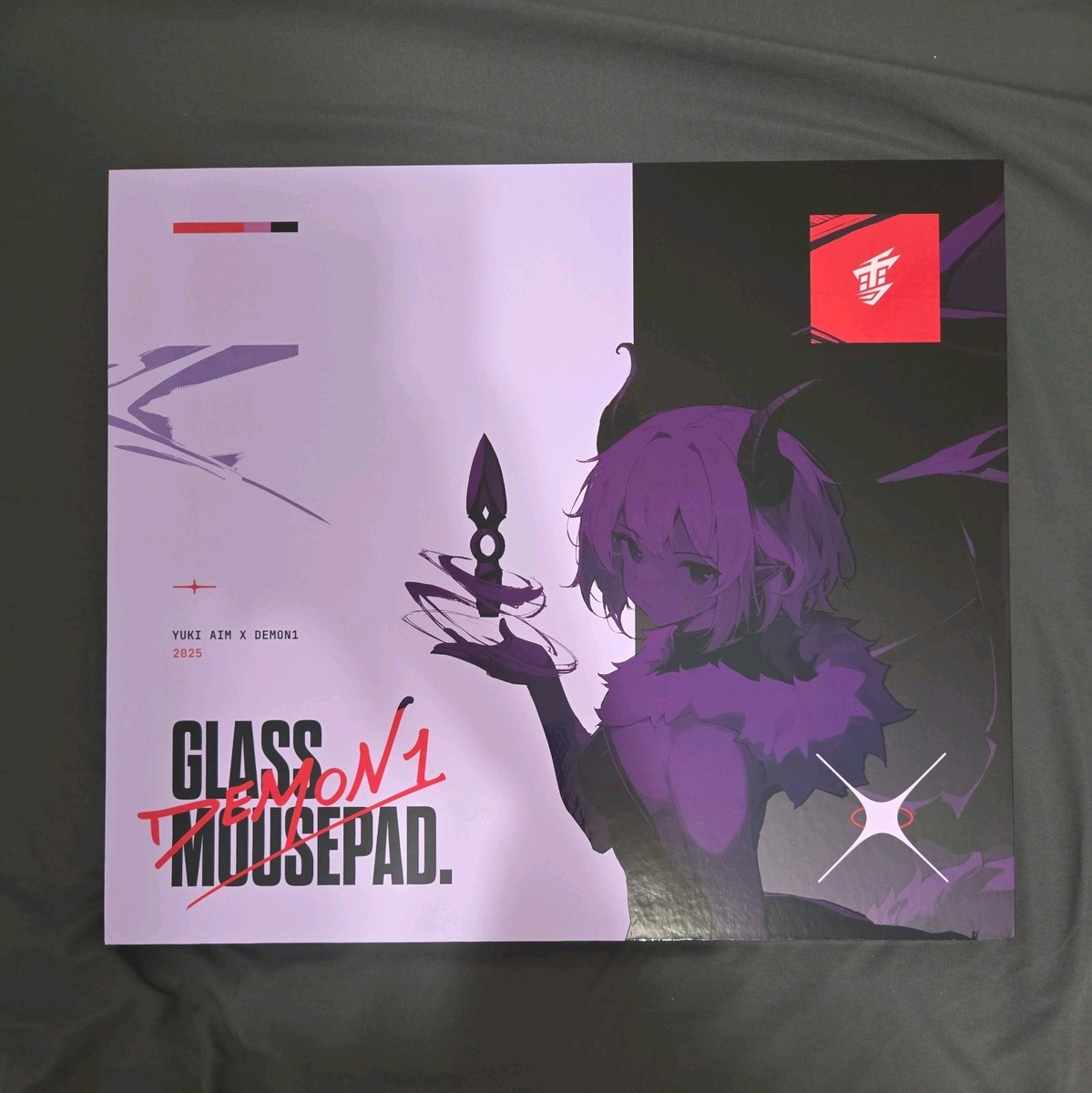 Yuki Aim x Demon1 Collab Limited Glass Mousepad | eBay