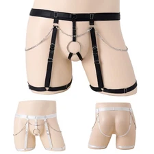 Low Waist G String Lingerie Thong Men's Solid Briefs Sexy Jockstrap Underwear