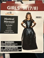 Girls Halloween Costume Mystical Mermaid Medium 7-8 New