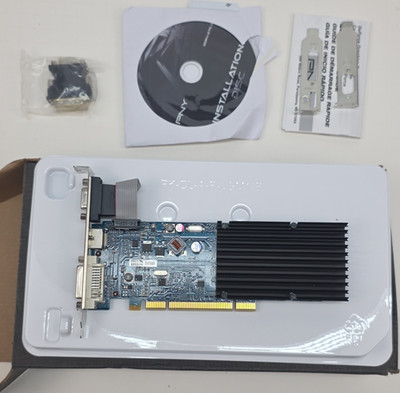 PNY NVIDIA GeForce 8400 GS 512MB DDR3 PCI SFF Graphics Card DVI HDMI VGA