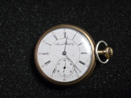 Antique Illinois Pocket watch 15 jewels Running