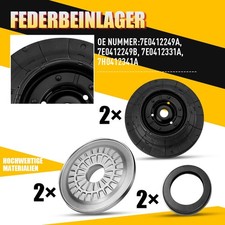 2x DOMLAGER SET VORNE FÜR VW CAMPER TRANSPORTER V MULTIVAN BUS T5 T6 7E0412249B