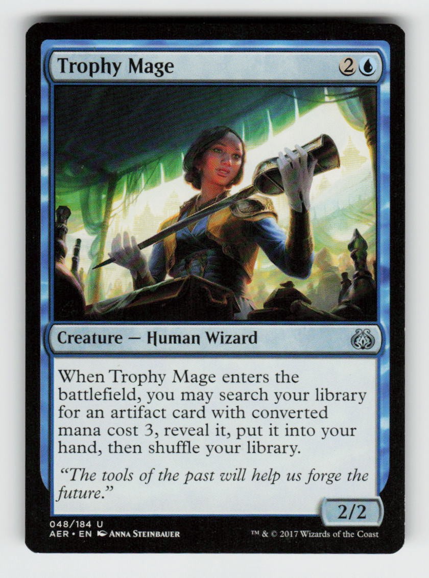 Trophy Mage 48 Uncommon Aether Revolt Magic: The Gathering Near Mint
