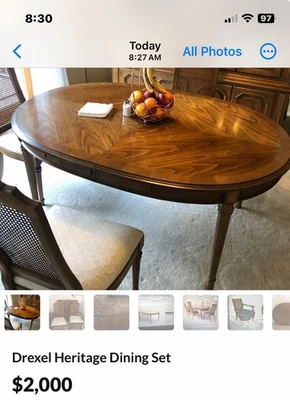 Drexel Heritage Dining Table Dining Furniture Sets for sale | eBay