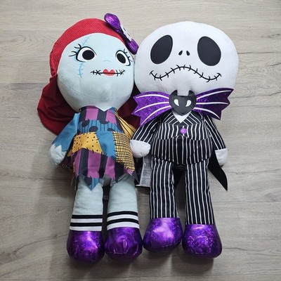 DISNEY Nightmare Before Christmas Jumbo Jack and Sally 30-32'' Plush Set of 2