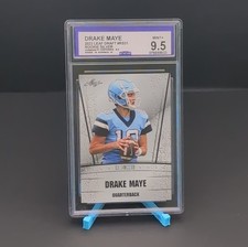 Leaf 2023 Draft Drake Maye Rookie Silver RS-31 CCG 9.5 Football Card
