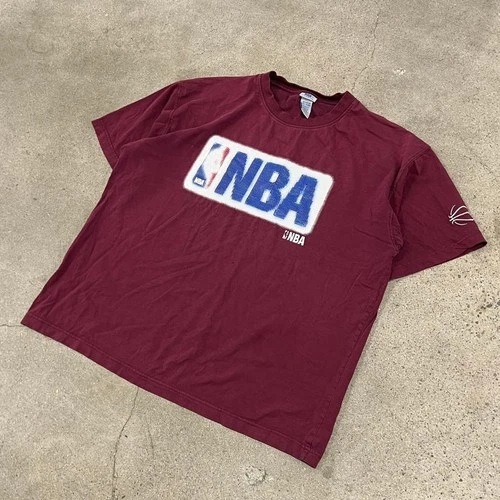 Vintage 90s Y2K skate sports NBA basketball box logo shirt Xl