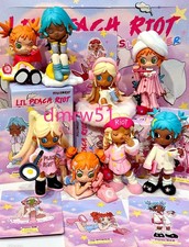 Authentic POP MART Lil Peach Riot Sleep Over Confirmed Blind Box Figure Cut Toy