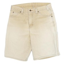DICKIES Herren Shorts beige Cargo Baumwollmischung L W30 Workwear Utility Pocket