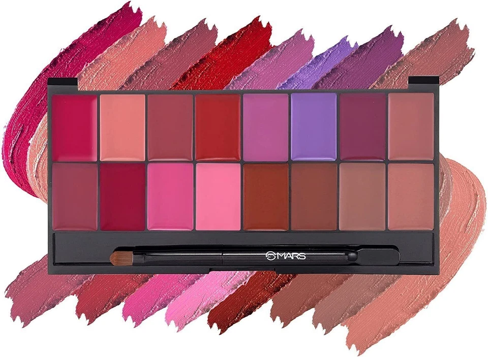 MARS 16 Assorted Color Ultra Pigmented Matte Lip Color Palette - Image 3 of 4