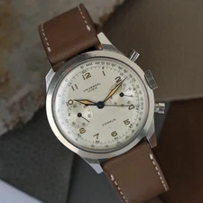 Universal Genève Vintage Compur Ref. 22409 Enversteel Spillman Case 38 mm 1940s