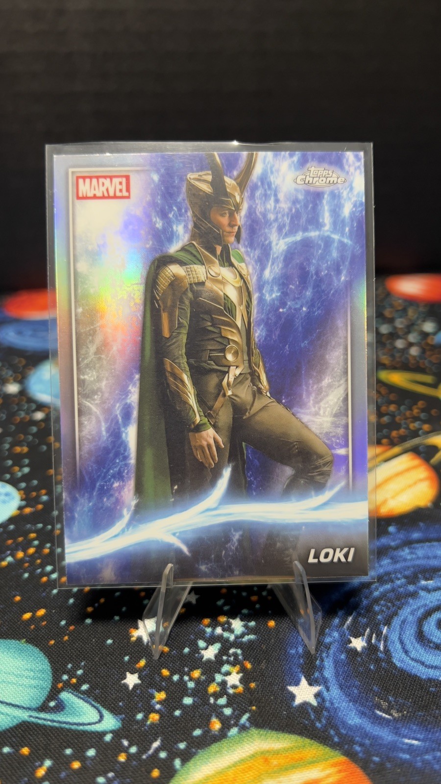 2025 Topps Chrome Marvel Studios Loki #19 Refractor Card Phase One Near Mint