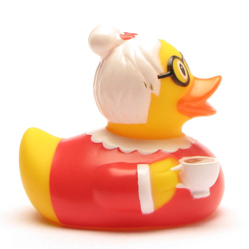 Badeente Oma Quietscheentchen Gummiente Quietscheente Plastikente Ente