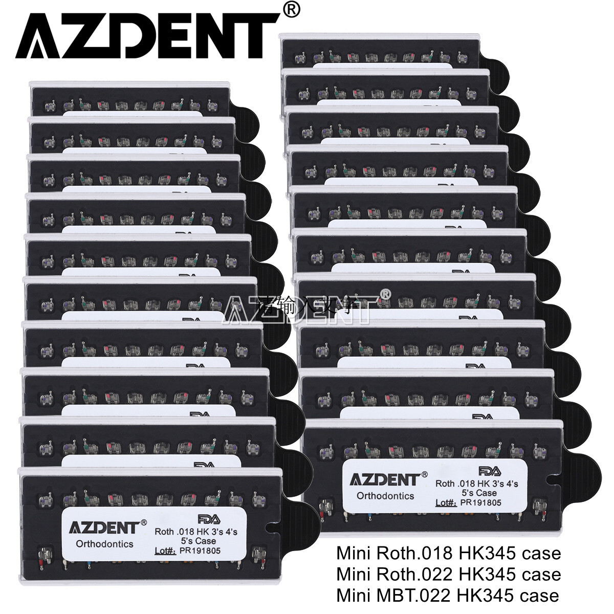 Azdent Dental Orthodontic Buccal Tubes - 1st & 2nd Molar Roth Azdent Dental Orthodontic Buccal Tubes - 1st & 2nd Molar Roth
