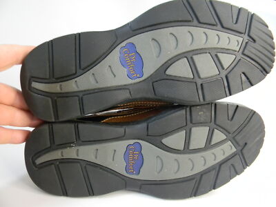 Mens Dr. Comfort Mike BlackBrown Leather UpperLining Shoes  display picture 1