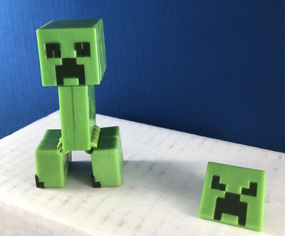 Minecraft Creeper Changing Face Mojang Mattel Original Loose Green 2.75'' 2019