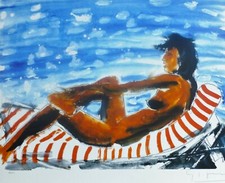 Stefan Szczesny Plage De Pampelonne Heiliger Tropez 2013 Handsigniert Künstler