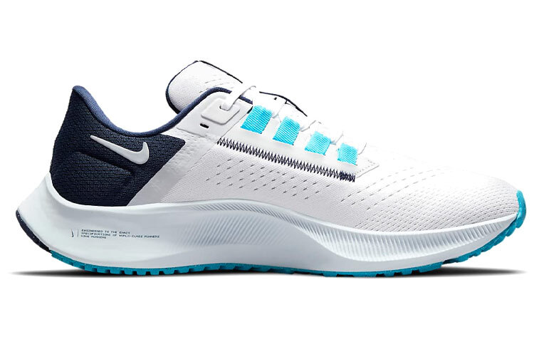 Size 11 - Nike Air Zoom Pegasus 38 White Midnight Navy for sale  