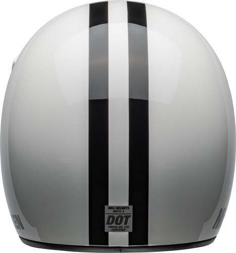 Bell Moto-3 Full Face Motorcycle Helmet Steeve McQueen White XL - Picture 5 of 9