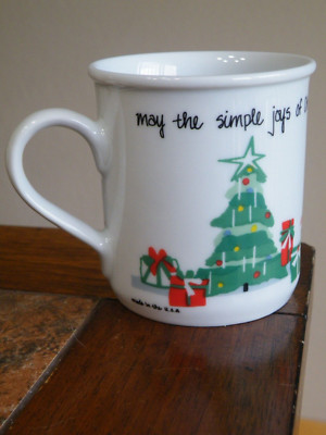 It Takes Two Coffee Mug USA - may the simple joys of Christmas linger on and on