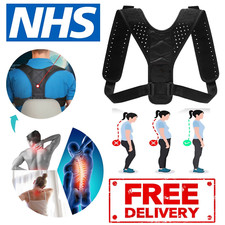Posture Corrector Back Lumbar Shoulder Support Belt Women Men Adjust Body Brace