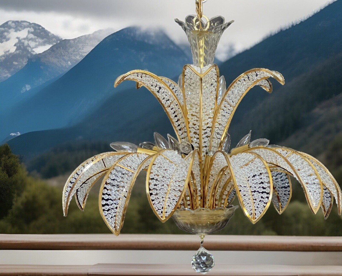 14K Oro Bianco Diamante Ovale Orecchini Art Déco Pendenti Perline a