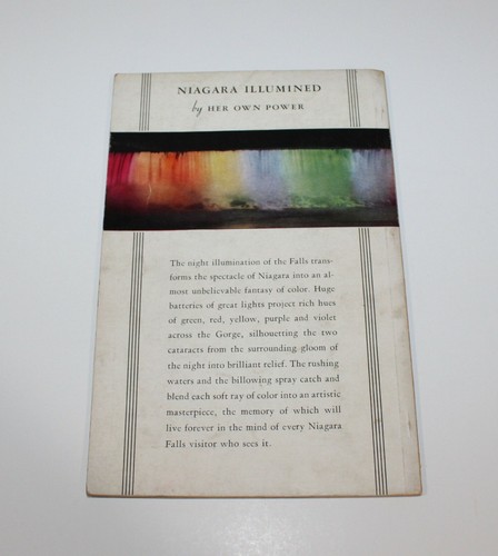 Immortal Niagara Niagara Falls Souvenir Book Paperback 1936 - Picture 2 of 4