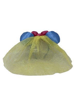 Disney Parks Snow White Pink Blue Bow Yellow Sparkling Veil  display picture 2