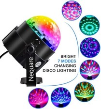 Nequare Party Lights Disco Ball Strobe Light Disco Lights 20 Color 6 light bulbs