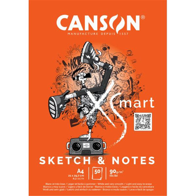Xsmart Block 21X29.7 Cm (A4) Sketch & Notes | Canson