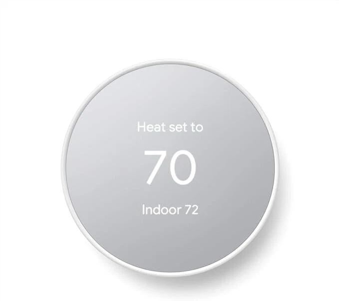 Google Nest WiFi Thermostat Snow
