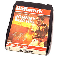 Portrait of Johnny Mathis 8-Track Tape TESTED WORKS Vtg Hallmark Stereo H8211