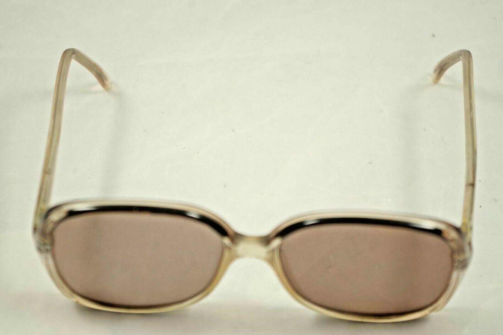 Vintage Round Rectangular Sunglasses Transparent … - image 3