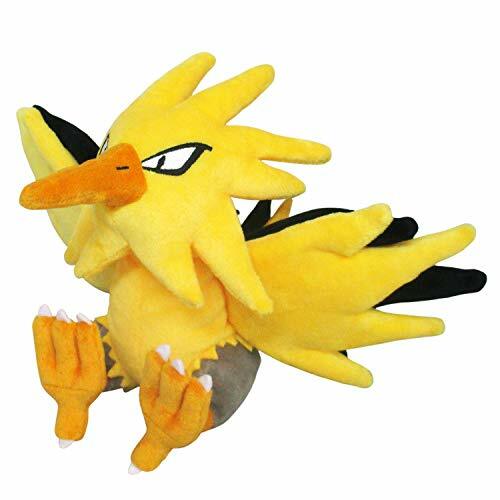 San-ei Pokémon All Star Collection Zapdos (s) Plüschpuppe Höhe 18,5 Cm