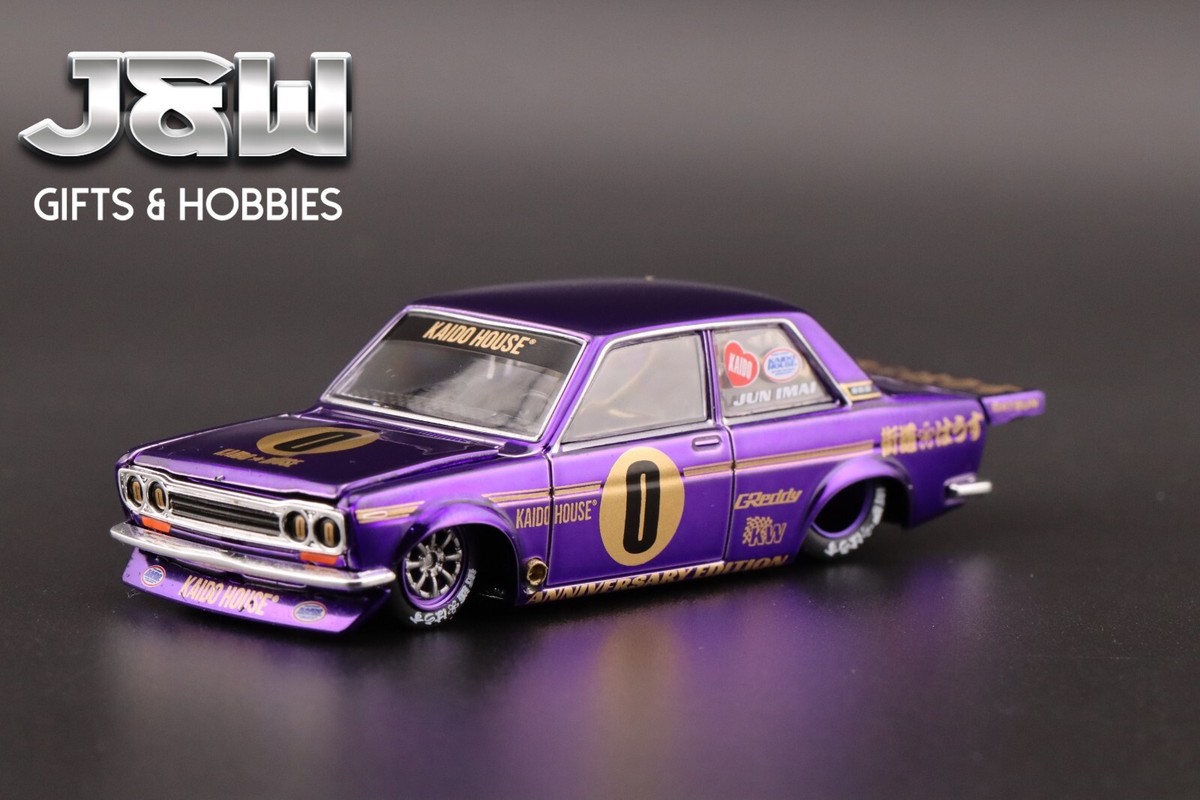 Kaido House x Mini GT Datsun 510 Pro Street Anniversary Purple