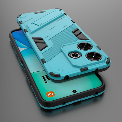 For Xiaomi Redmi Poco X6 Pro C65 Note 13R Shockproof Phone Case With Kickstand