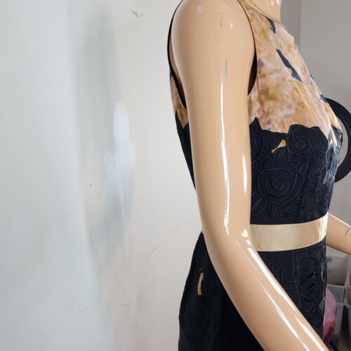 ALANNAH HILL Silk Dress Size 8 RRP$389 Sleeveless Sheath Party Wedding Occasion - Picture 7 of 12