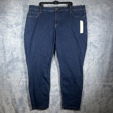 Ava  Viv NWT Women's Skinny Mid-Rise Fitted Hip  Thigh Stretch Jeans Size 26R