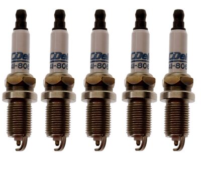 Set Of 5 Spark Plugs AcDelco For Volkswagen Beetle Jetta Rabbit L5 2.5L
