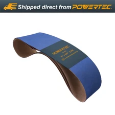 POWERTEC 6x48 inch 36 Grit Metal Grinding Zirconia Sanding Belt-3pcs 4648036Z-3
