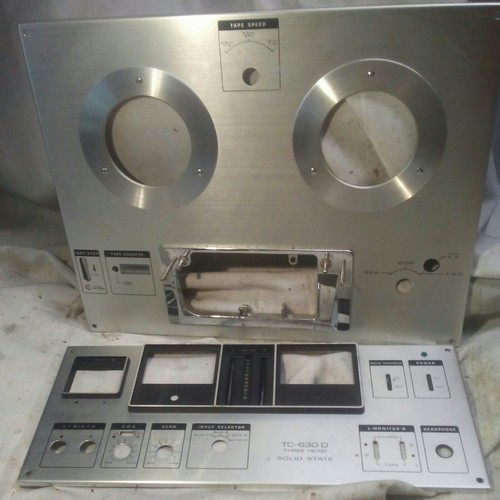 Sony reel to reel parts model tc 630 D face plates