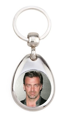 Ray Stevenson Metal Keychain