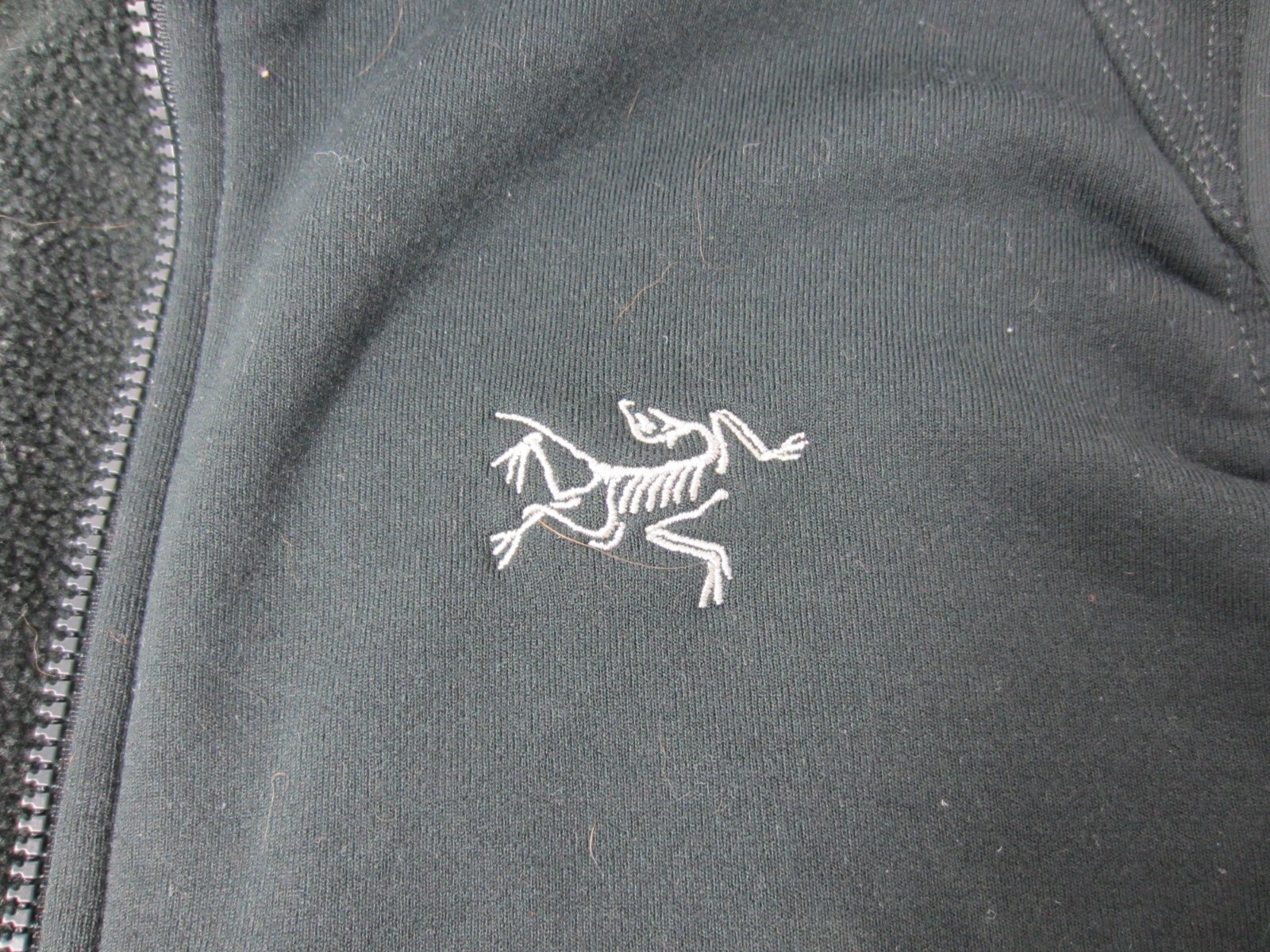 Gilet Arc'teryx Donna Large 2020 Cianite Polartec Leggero Pile Cerniera Intera Verde