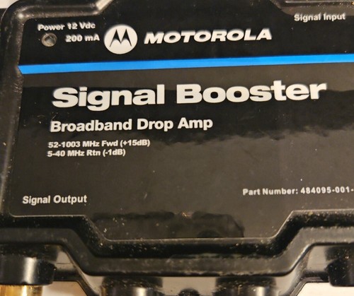 Motorola Signal Booster Broadband Drop Amp HDTV - Picture 4 of 4