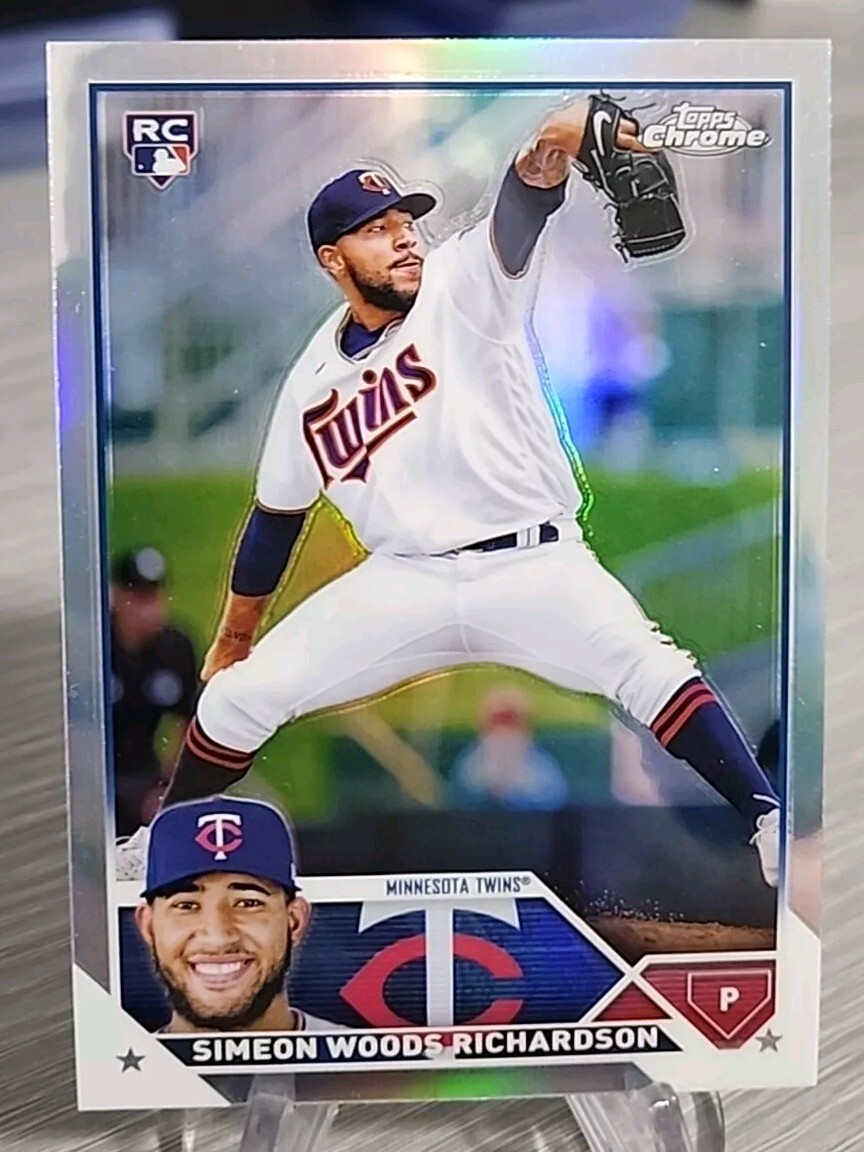 Simeon Woods Richardson 2023 Topps Chrome Refractor Rookie #173 Minnesota Twins