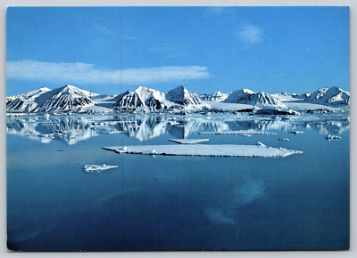 NORWAY Svalbard Brøggerhalvøya Peninsula Brøgger Vintage Postcard