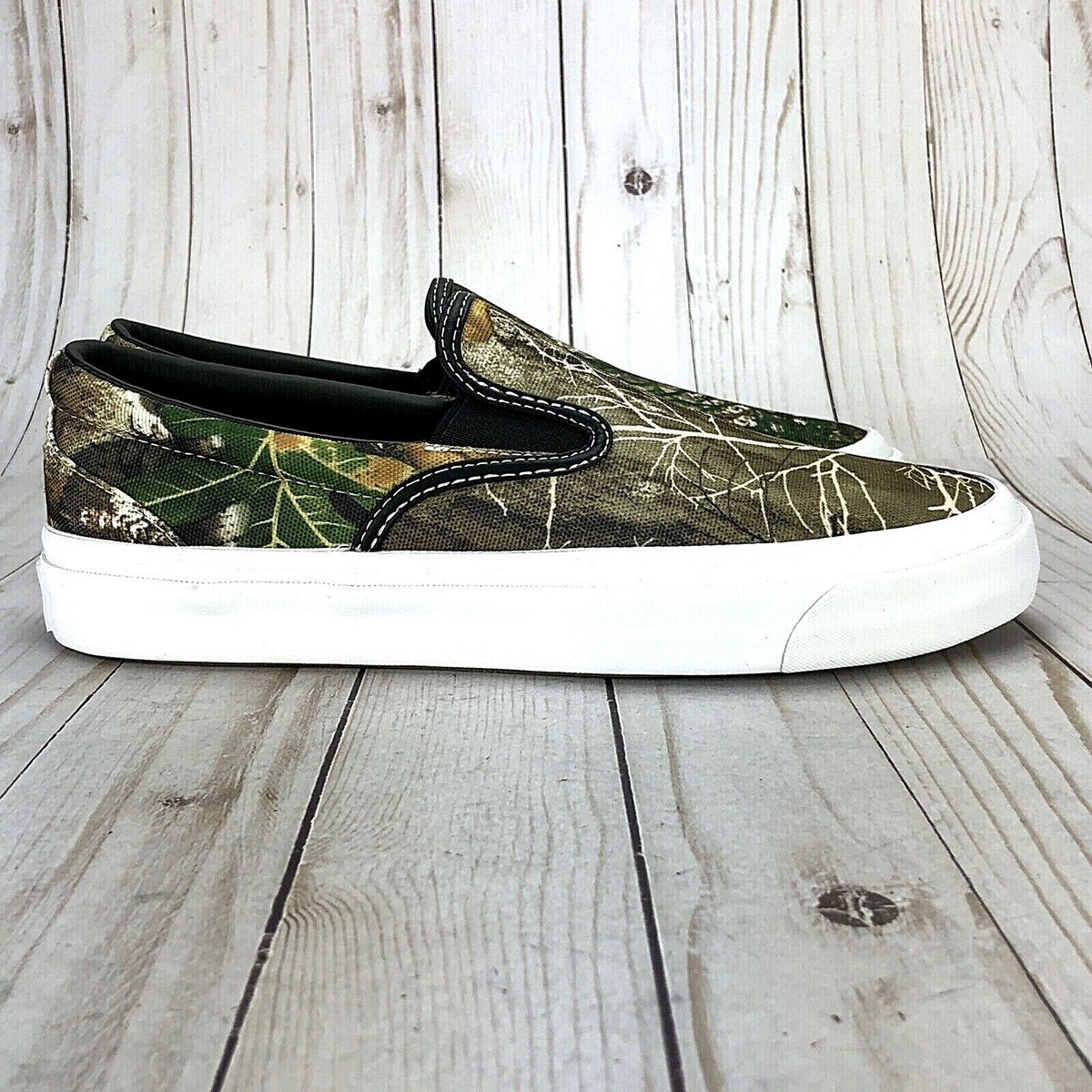 スニーカー cons one star cc slip on real tree 27.0 Converse Realtree One Star CC Slip On Pro Shoes Sneakers Camo Mens
